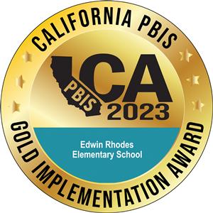 PBIS Gold Implementation medal